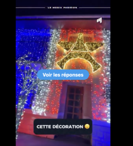 PSG Fan Turns His Home Into a Red-and-Blue Christmas Landmark